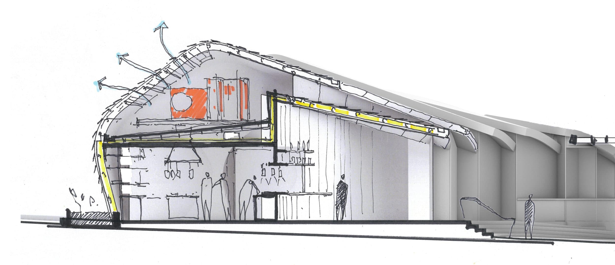 Fresh Food Iconic Pavilion sketch